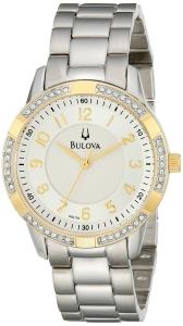 Bulova Women's 98L176 Analog Display Analog Quartz Silver Watch