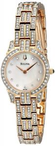 Bulova Women's 98L155 Crystal Round Watch