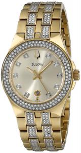 Bulova Women's 98M114 Crystal Watch