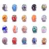 FUNLAVIE®Various Lampwork Glass Mixed Beads Compatible with Most Major Charm Bracelets Assorted Colors Styles-30 Pcs
