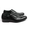 Ferro Aldo Men's Black Dress Shoes Cap Toe Lace up Oxfords 19339