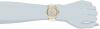Bulova Women's 98M117 Gold-Tone Stainless Steel Watch with White Rubber Strap