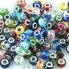 Silver Murano Glass Beads Fit European Charm Bracelet Spacer by eART 50pcs Mix