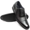 Ferro Aldo Men's Black Dress Shoes Cap Toe Lace up Oxfords 19339