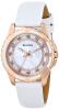 Bulova Women's 98P119 Stainless Steel Diamond-Accented Automatic Watch with Leather Band