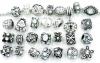 Ten Assorted Clear Crystal Rhinestone Bead Charms