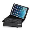 iPad Air Keyboard Case, Poweradd Magnetic Detachable Wireless Bluetooth Keyboard with PU Leather Stand Case Cover with Auto Sleep / Wake Feature for Apple iPad Air / iPad 5 - Black