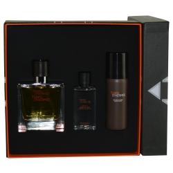 Terre d'Hermes  Parfum Spray 2.5 oz & After Shave 1.4 oz & Shave Foam 1.7 oz