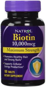 Biotin (10,000mcg) Maximum Strength (100ct Max-Strength x 2)