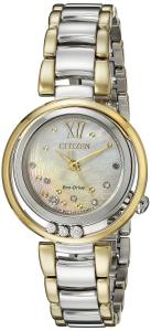Citizen Women's EM0324-58D Citizen L Sunrise Diamond-Accented Two-Tone Stainless Steel Watch