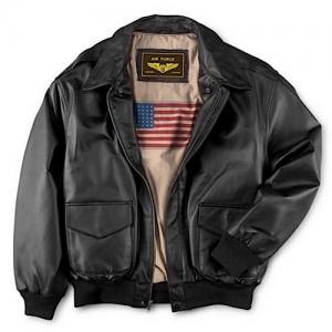 Landing Leathers Men's Air Force A-2 Leather Flight Bomber Jacket