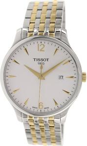 Tissot T-Classic Tradition White Dial Two Tone Men's Watch T0636102203700