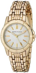 Anne Klein Women's AK/2126WTGB Gold-Tone Bracelet Watch