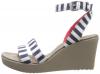 crocs Women's Leigh Graphic Wedge Sandal