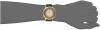 Versace Women's VQV010015 Venus Gold Ion-Plated Stainless Steel Watch With Black Leather Band