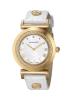 Versace Women's P5Q84SD001 S001 Vanity Watch With White Leather Band