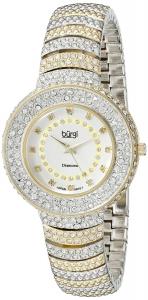 Burgi Women's BUR048TTG Analog Display Japanese Quartz Two Tone Watch