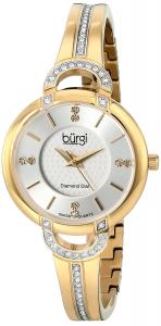 Burgi Women's BUR105YG Analog Display Swiss Quartz Gold Watch