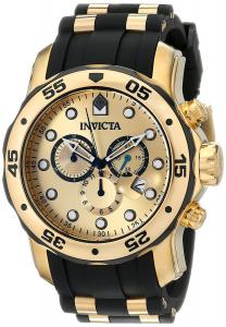 Invicta Men's 17885 Pro Diver Ion-Plated Stainless Steel Watch with Polyurethane Band