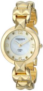 Akribos XXIV Women's AK755YG "Lady Diamond" Watch