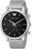 Emporio Armani Men's AR1808 Classic Silver-Tone Stainless Steel Watch