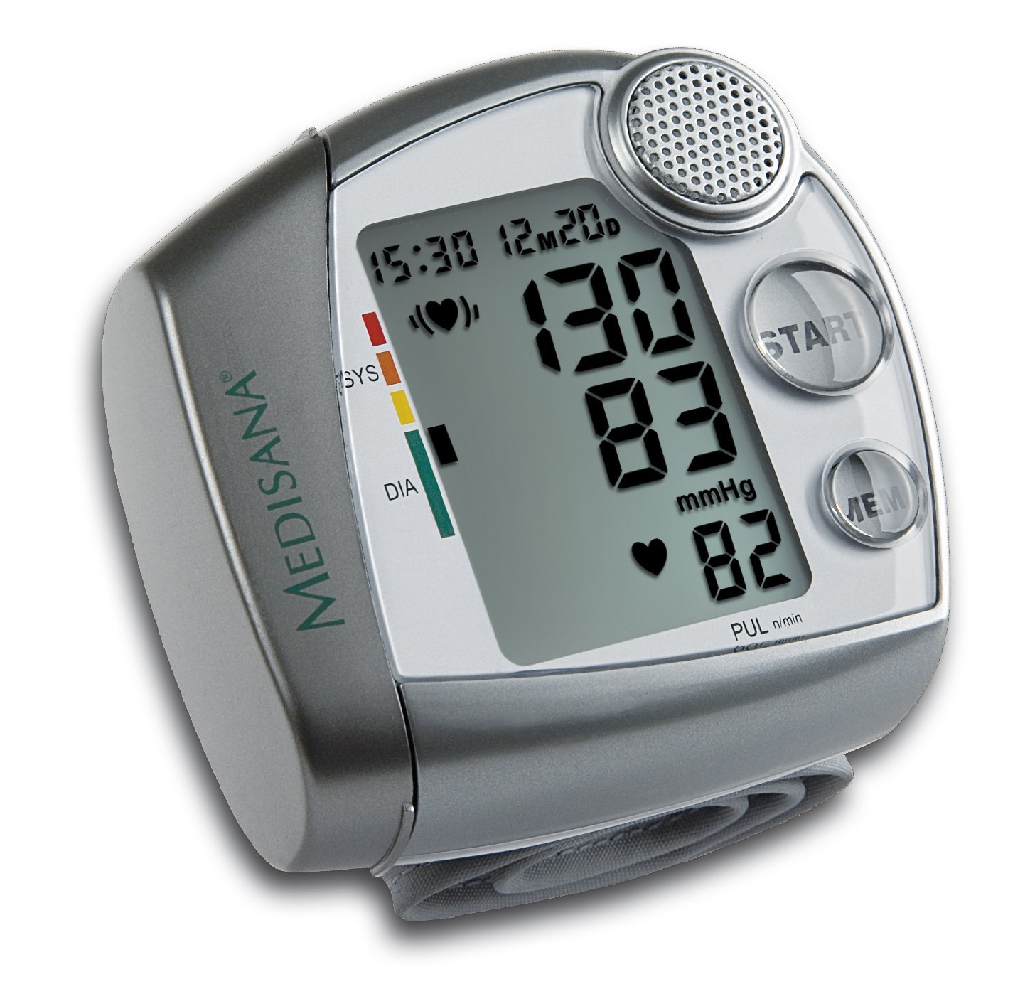 MEDISANA HGV,WRIST BLOOD PRESSURE MONITOR WITH DIAGNOSTIC AID,VOICE ANNOUNCEMENT Mua hộ ship