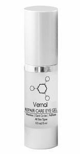 Vernal Repair Care Eye Gel - Removes Dark Circles Under Eyes, Puffy Eyes, Fine Lines, Crows Feet, Wrinkles, Puffiness | Best Anti Aging Eye Cream Treatment to Address and Correct Any Eye Area Signs of Aging | Proprietary Blend of Triple Peptides Complex, 