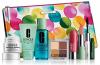 NEW 2015 Clinique 8 Pcs Makeup Skincare Gift Set with Repairwear Uplifting Firming Cream & More! ($85+ Value)