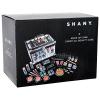 SHANY Carry All Trunk Professional Makeup Kit - Eyeshadow,Pedicure,manicure With Black Trim Clear Case