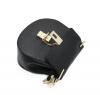 FOME Drew Bag Genuine Leather women shoulder-handbags (Black)