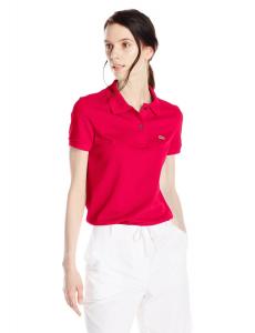 Lacoste Women's Short-Sleeve Pique Polo Shirt in Original Fit