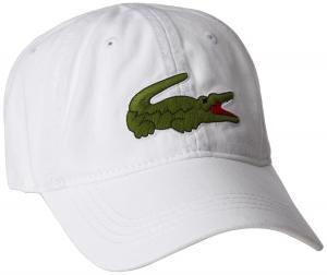 Lacoste Men's Gabardine Cap with Large Crocodile
