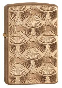 Zippo Tumbled Brass Armor Windproof Lighter