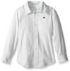 Lacoste Boys' Long Sleeve Oxford Woven Shirt