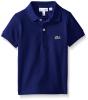 Lacoste Boys' Short Sleeve Classic Pique Polo Shirt