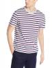 Lacoste Men's Short Sleeve Striped Jersey Regular Fit Crewneck T-Shirt