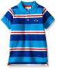 Lacoste Boys' Short Sleeve Striped Mini Pique Polo Shirt