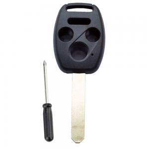 Podoy 4 Buttons Remote Entry Car Key Case Shell for Accord Honda No Chips Inside FCC ID OUCG8D-380H-A IC 850G-G8D380HA