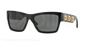 Versace Men 1506964001 Black/Grey Sunglasses 58mm