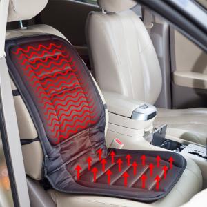 CTAUSA Heated Car Seat Cushion, 12-Volt Plugs Into Cigarette Lighting With 3 Way Temperature Control