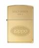 Zippo Lighter: Gold Brick 999.9 - High Polish Brass