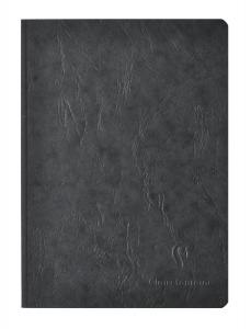 Clairefontaine Basic Large Clothbound Notebook (6 x 8.25) BLACK 192 Pages