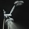 Hydroluxe Full-Chrome 24 Function Ultra-Luxury 3-way 2 in 1 Shower-Head /Handheld-Shower Combo