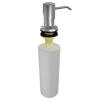 Ultimate Kitchen™ - Best Stainless Steel Sink Soap Dispenser (Satin) - Large Capacity 17 OZ Bottle - 3.15 Inch Threaded Tube for Thick Deck Installation - WARRANTY: This product comes with a 5-year replacement warranty only from seller: Kitchen-Clas