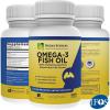 1700mg of Omega 3 - Essential Fatty Acid Fish Oil Supplement - IFOS 5 Star Certified, Best EPA 900mg & DHA 600mg Per Serving - Supercritical Process for Quality Purified Omega-3 120 Soft Gels