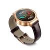 Huawei Watch Rose Gold Plated Stainless Steel with Brown Suture Leather Strap (U.S. Warranty)
