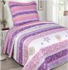 Mk Collection 2 Pc Bedspread Teens/girls Pink Purple Stars Flowers New