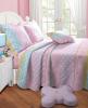 Greenland Home Polka Dot Stripe Quilt Set, Twin