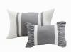 Chic Home Vermont 8-Piece Comforter Set, White/Silver, King