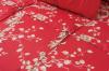Maggie - Mulan Luxury Comforter, Sham and Pillow Set, 4 Piece, Queen-sized, Microfiber, Red (Queen)